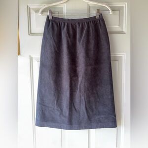 Norma Walters & Co vintage 70’s black faux suede skirt size 6